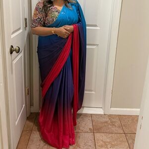Vibrant Multicolor Sari